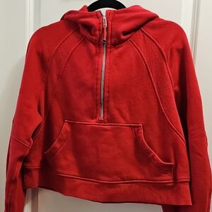 379. Lululemon Half Zip Crop Scuba Hoodie